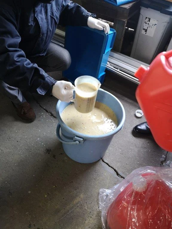 焼酎廃液・廃水処理試験例画像